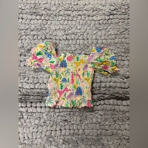 Mini Boden Girls Smocked Top